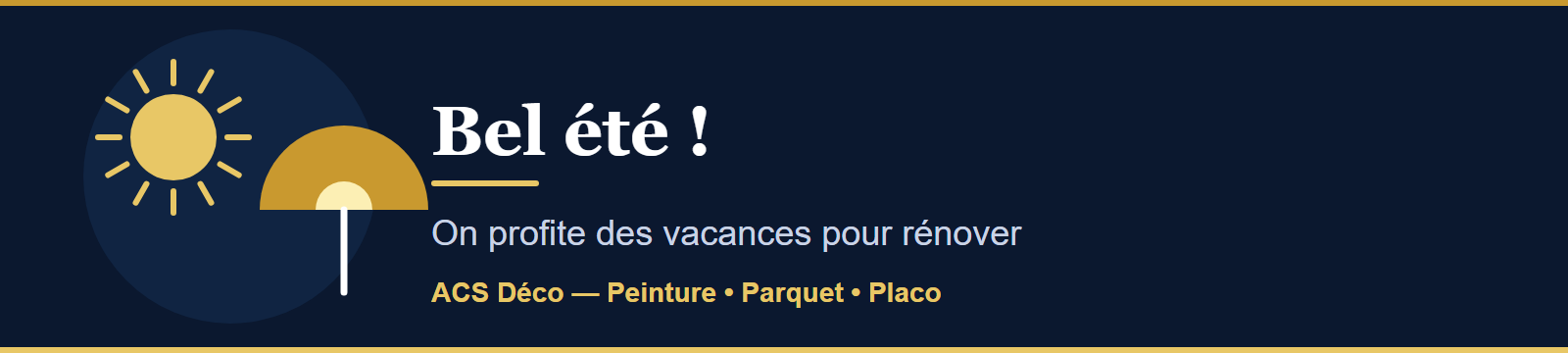 ACS D&eacute;co - actualit&eacute; du mois