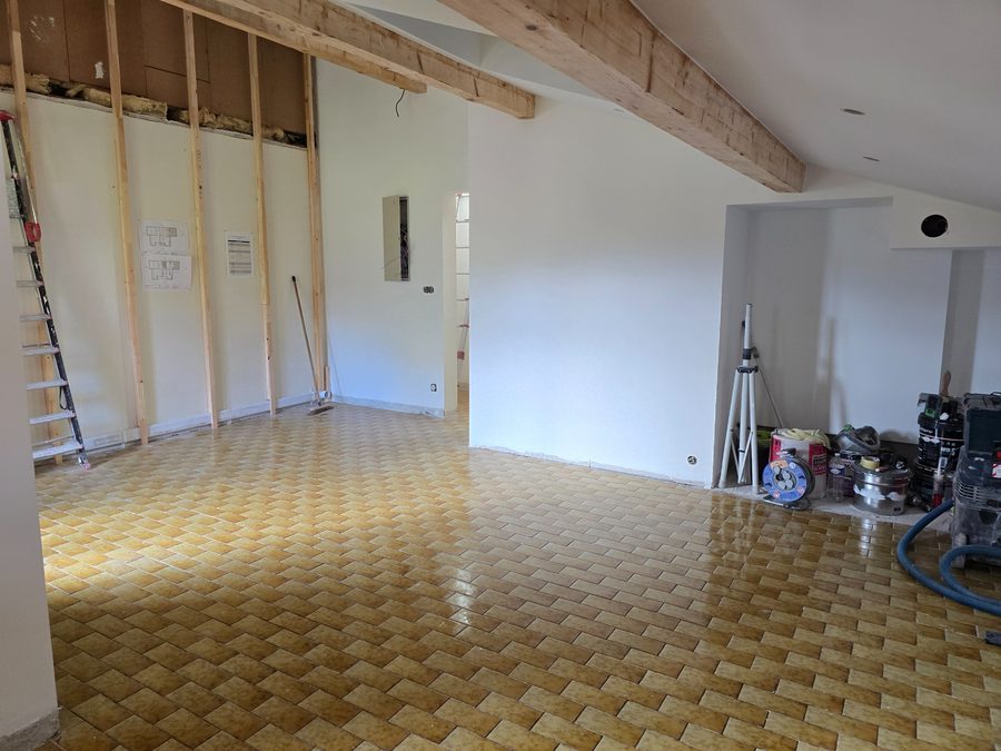 Enduit et peinture chantier Bellevaux